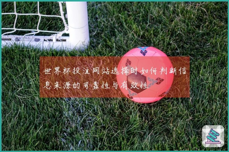世界杯投注网站选择时如何判断信息来源的可靠性与有效性