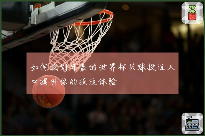如何找到可靠的世界杯买球投注入口提升你的投注体验