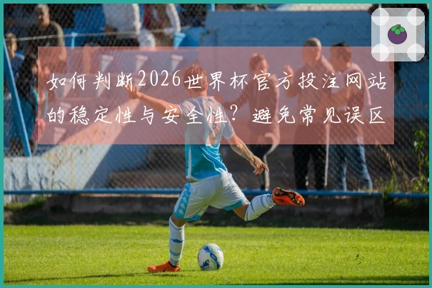 如何判断2026世界杯官方投注网站的稳定性与安全性？避免常见误区确保下注顺利